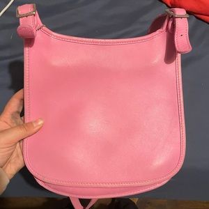Vintage Coach Pink Satchel Crossbody